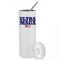 Ultra Maga United Staes Flag Stainless Steel Tumbler