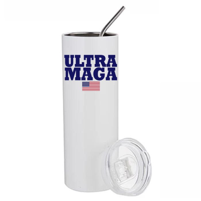 Ultra Maga United Staes Flag Stainless Steel Tumbler