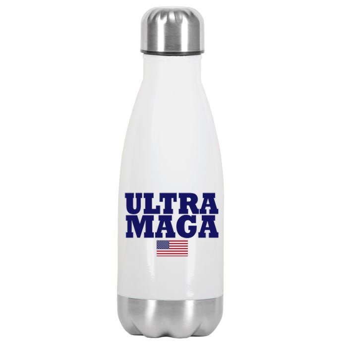 Ultra Maga United Staes Flag Stainless Steel Insulated Water Bottle