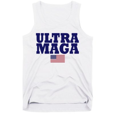 Ultra Maga United Staes Flag Tank Top