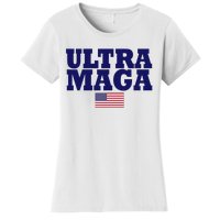 Ultra Maga United Staes Flag Women's T-Shirt