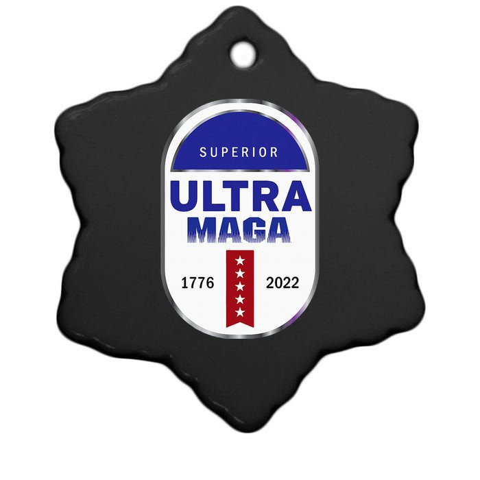 Ultra Maga Ceramic Star Ornament