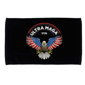 Ultra Maga US Flag Top American Gifzs Ultra Mega Microfiber Hand Towel