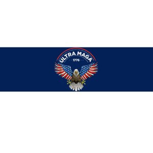 Ultra Maga US Flag Top American Gifzs Ultra Mega Bumper Sticker