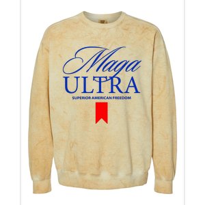 Ultra Maga Colorblast Crewneck Sweatshirt