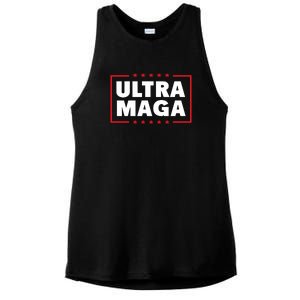 Ultra MAGA | Make America Great Again Ladies PosiCharge Tri-Blend Wicking Tank