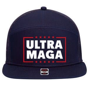 Ultra MAGA | Make America Great Again 7 Panel Mesh Trucker Snapback Hat