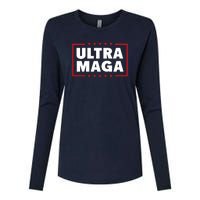 Ultra MAGA | Make America Great Again Womens Cotton Relaxed Long Sleeve T-Shirt