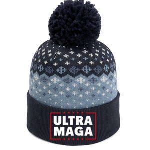 Ultra MAGA | Make America Great Again The Baniff Cuffed Pom Beanie