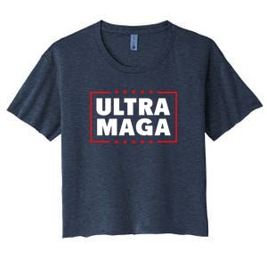 Ultra MAGA | Make America Great Again Women's Crop Top Tee