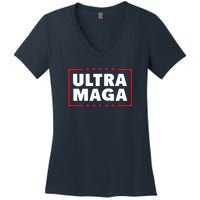 Ultra MAGA | Make America Great Again Women's V-Neck T-Shirt