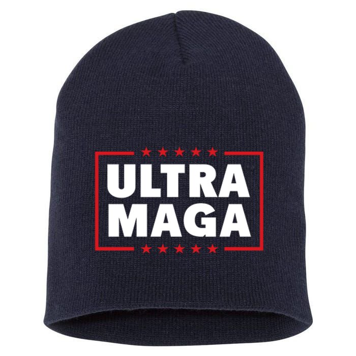 Ultra MAGA | Make America Great Again Short Acrylic Beanie