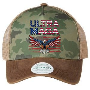 Ultra Maga USA Eagle Legacy Tie Dye Trucker Hat