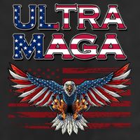 Ultra Maga USA Eagle Adult Drive Performance Visor