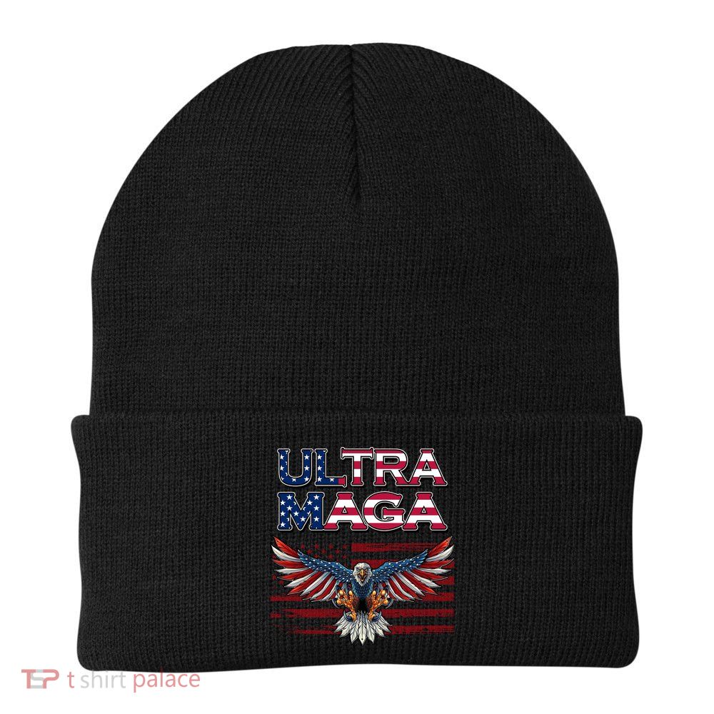 Ultra Maga USA Eagle Beanie