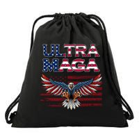 Ultra Maga USA Eagle Drawstring Bag