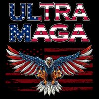 Ultra Maga USA Eagle Drawstring Bag