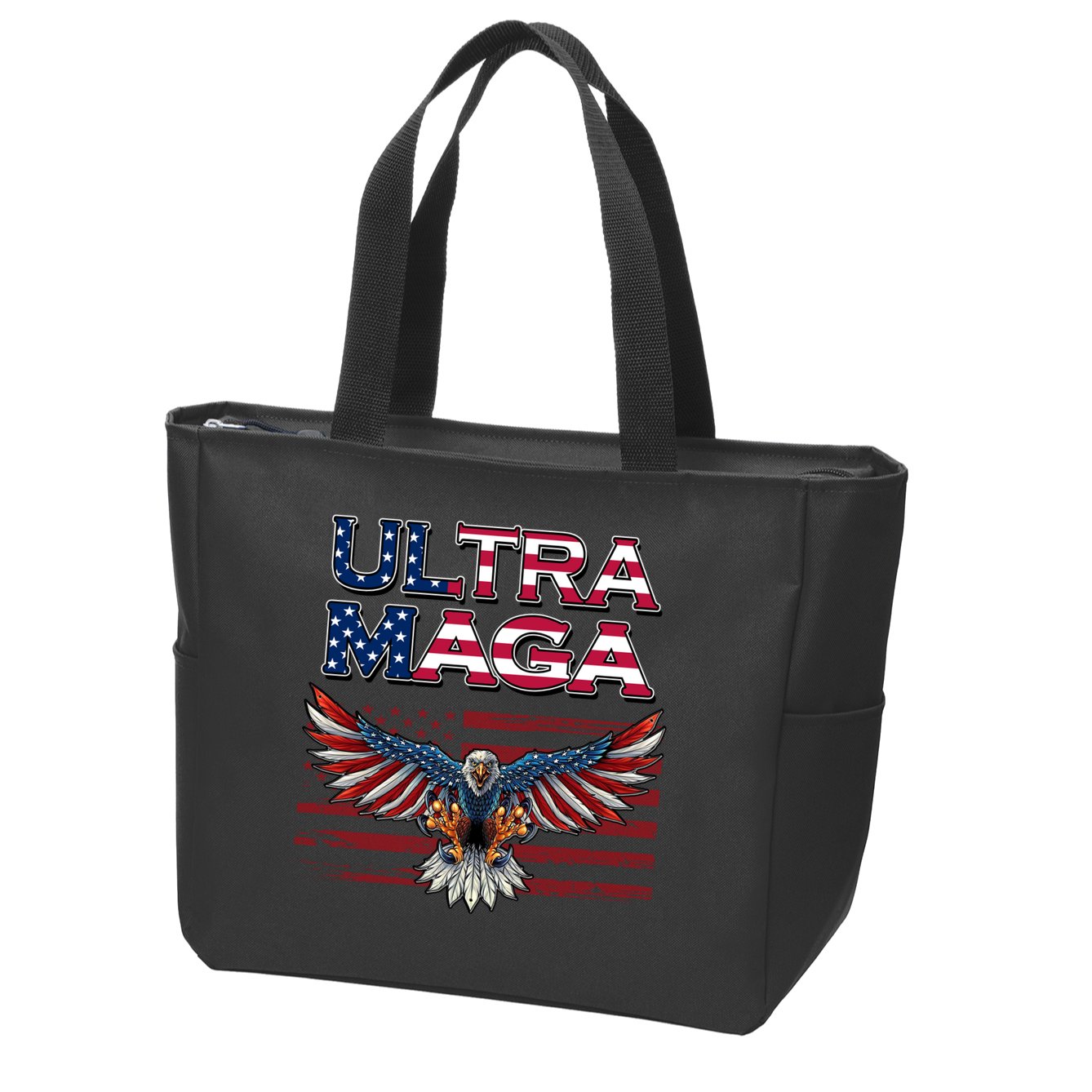 Ultra Maga USA Eagle Zip Tote Bag