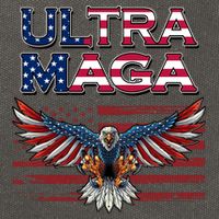 Ultra Maga USA Eagle Cotton Canvas Backpack
