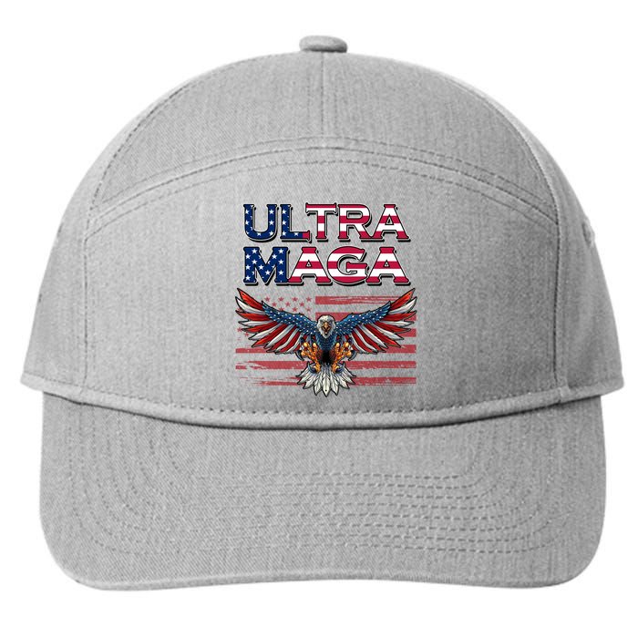 Ultra Maga USA Eagle 7-Panel Snapback Hat