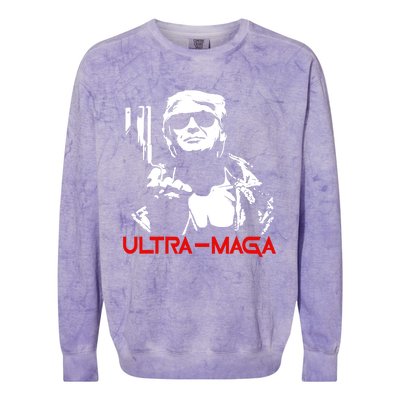 Ultra Maga Colorblast Crewneck Sweatshirt