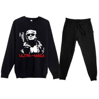 Ultra Maga Premium Crewneck Sweatsuit Set