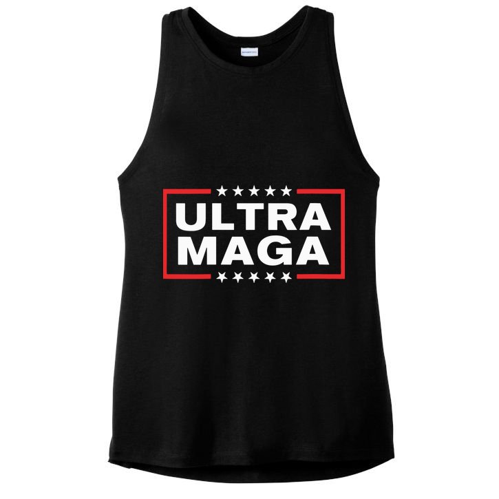 Ultra Maga Ladies PosiCharge Tri-Blend Wicking Tank