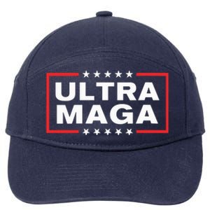 Ultra Maga 7-Panel Snapback Hat