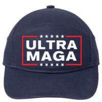 Ultra Maga 7-Panel Snapback Hat