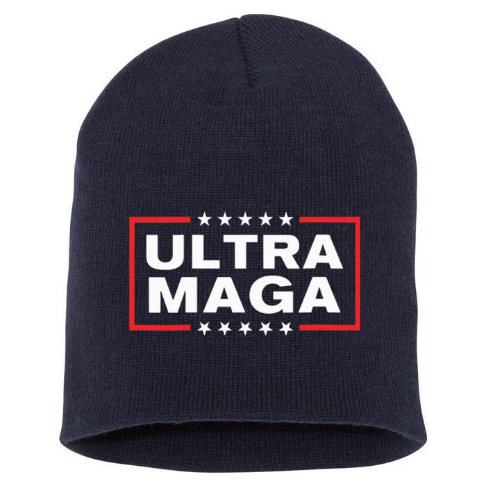 Ultra Maga Short Acrylic Beanie