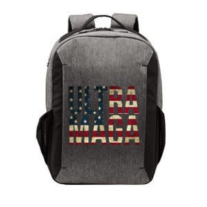 Ultra Maga USA Flag Vector Backpack