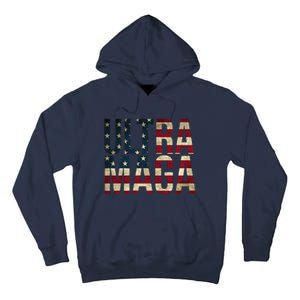 Ultra Maga USA Flag Tall Hoodie