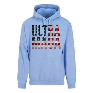 Ultra Maga USA Flag Unisex Surf Hoodie