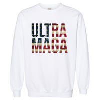 Ultra Maga USA Flag Garment-Dyed Sweatshirt