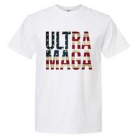 Ultra Maga USA Flag Garment-Dyed Heavyweight T-Shirt