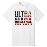 Ultra Maga USA Flag Tall T-Shirt