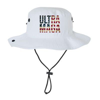 Ultra Maga USA Flag Bucket Hat