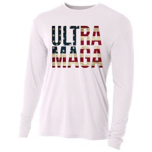 Ultra Maga USA Flag Cooling Performance Long Sleeve Crew