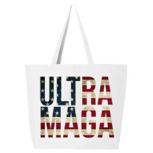 Ultra Maga USA Flag 25L Jumbo Tote