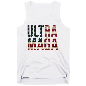 Ultra Maga USA Flag Tank Top