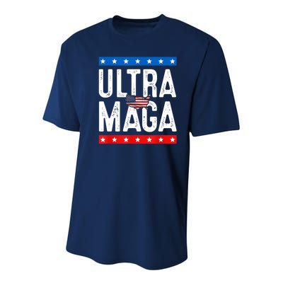 Ultra Maga Youth Performance Sprint T-Shirt