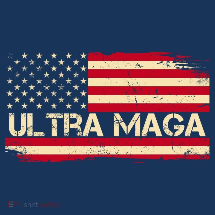 Ultra Maga Usa Vintage Flag Tall T-Shirt
