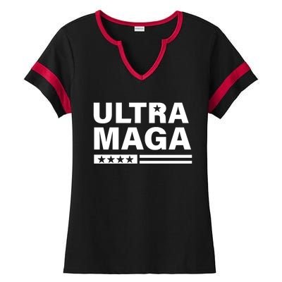 Ultra MAGA Ladies Halftime Notch Neck Tee