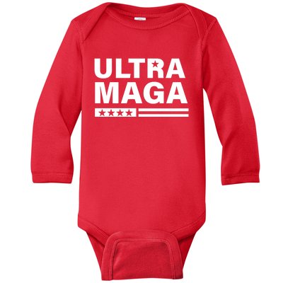 Ultra MAGA Baby Long Sleeve Bodysuit