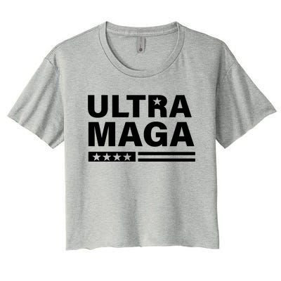 Ultra MAGA Women's Crop Top Tee