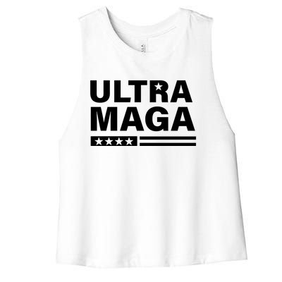 Ultra MAGA Women's Racerback Cropped Tank