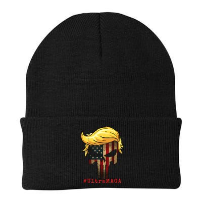 Ultra MAGA #UltraMAGA Punisher Trump Beanie