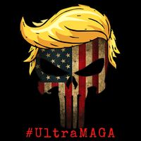 Ultra MAGA #UltraMAGA Punisher Trump Toddler Sweatshirt