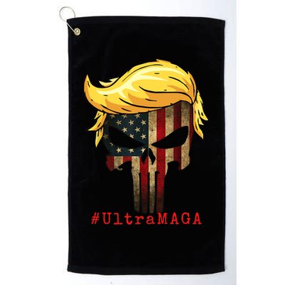 Ultra MAGA #UltraMAGA Punisher Trump Platinum Collection Golf Towel