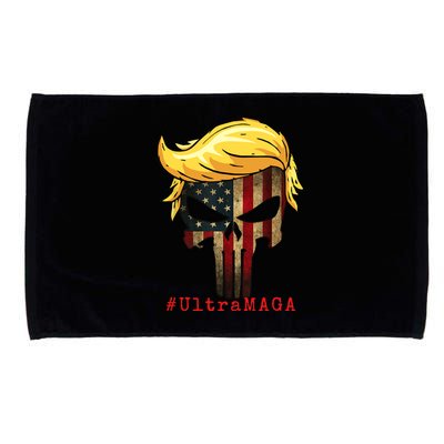 Ultra MAGA #UltraMAGA Punisher Trump Microfiber Hand Towel